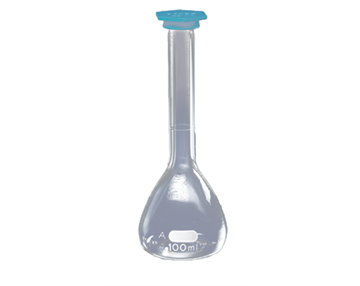 PYREX Volumetric Flask With Snap Cap Corning MG Scientific