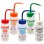 Bottles, GHS Compliant Wash Bottle, Multi-lingual Wide Mouth