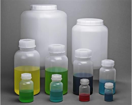 Widemouth LDPE bottles