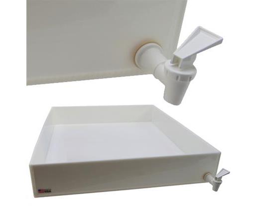 HDPE Dispensing Tray with Spigot