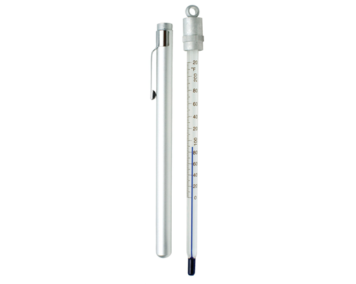 Thermometers with Closed Metal Case