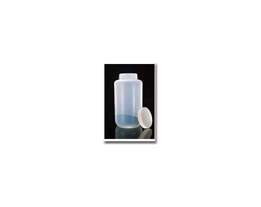 NALGENE&amp;reg; 2121 Large Wide-Mouth Bottles, polypropylene; white polypropylene screw closure