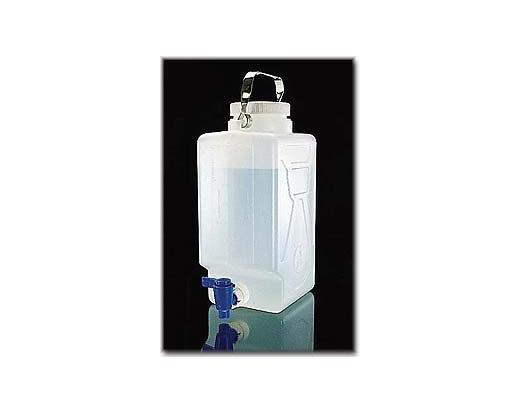 NALGENE&amp;reg; 2321 Autoclavable Rectangular Carboys with Spigot, polypropylene; polypropylene spigot