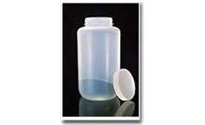 NALGENE&amp;reg; 2121 Large Wide-Mouth Bottles, polypropylene; white polypropylene screw closure