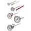 Thermometers, Dial, Bi-metallic, 33mm