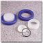 NALGENE&amp;reg; 3131 Sealing Cap Assemblies, polypropylene screw closure, Tefzel ETFE plug, Viton fluoroelastomer O-ring; polypropylene shoulder support ring